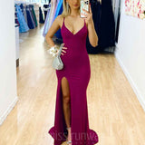 Marley Glitter Gown - Hot Pink