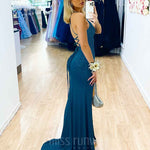 Marley Glitter Gown - Teal