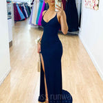 Marley Glitter Gown - Navy