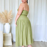 Martha Maxi Dress - Pistachio