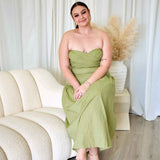 Martha Maxi Dress - Pistachio
