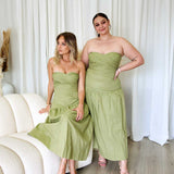 Martha Maxi Dress - Pistachio