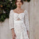 MaryKate Floral Dress - White
