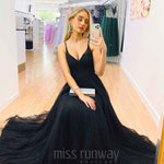 Masha Glitter Gown - Black