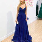 Masha Tulle Glitter Gown - Navy *[EXCLUSIVE]