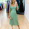 Masie Midi Dress - Pistachio