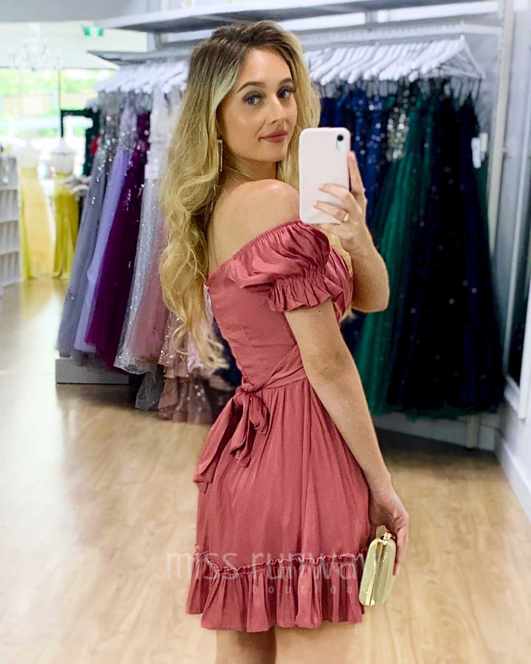 Masie Mini Dress - Rose