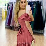 Masie Mini Dress - Rose