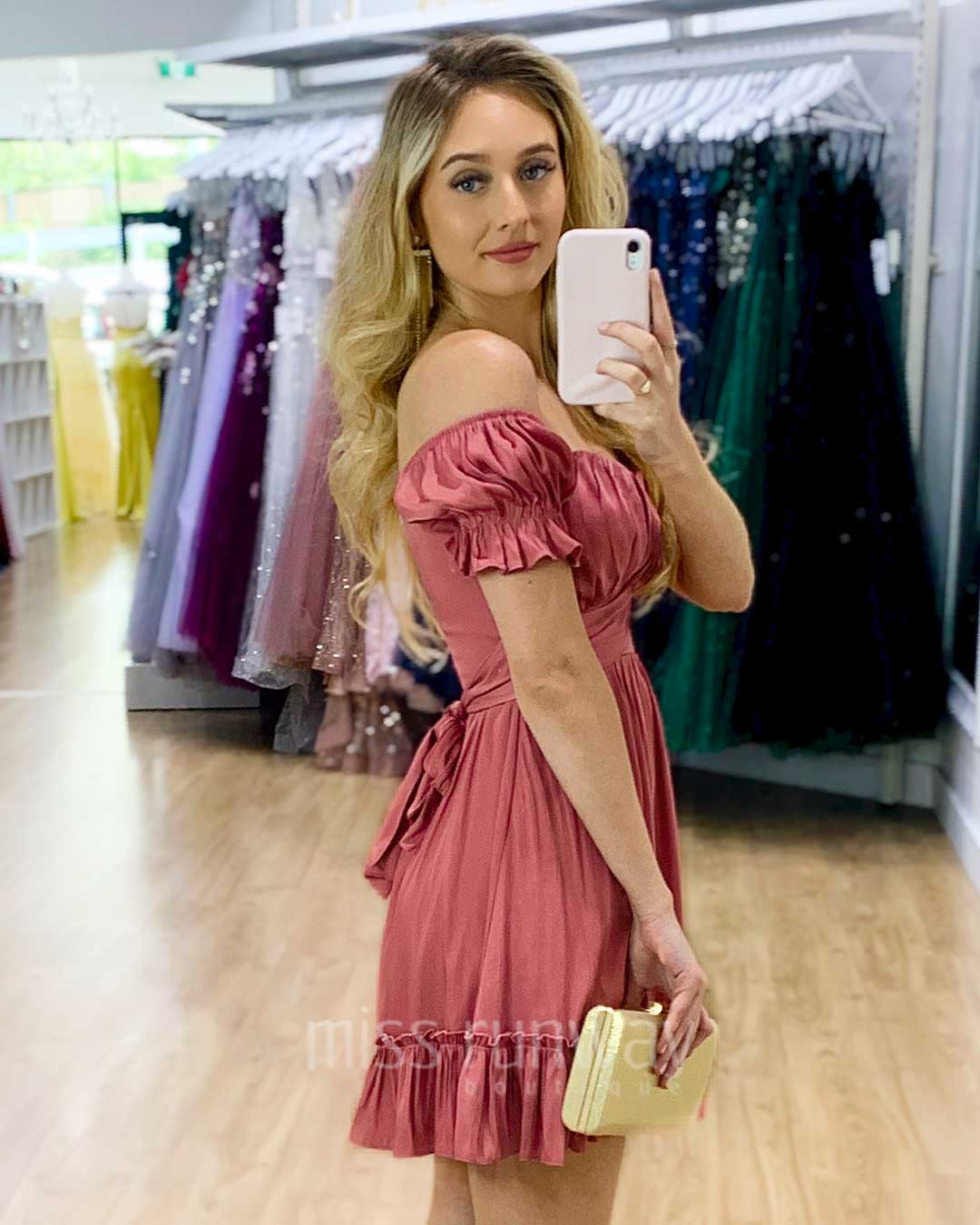 Masie Mini Dress - Rose