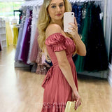 Masie Mini Dress - Rose