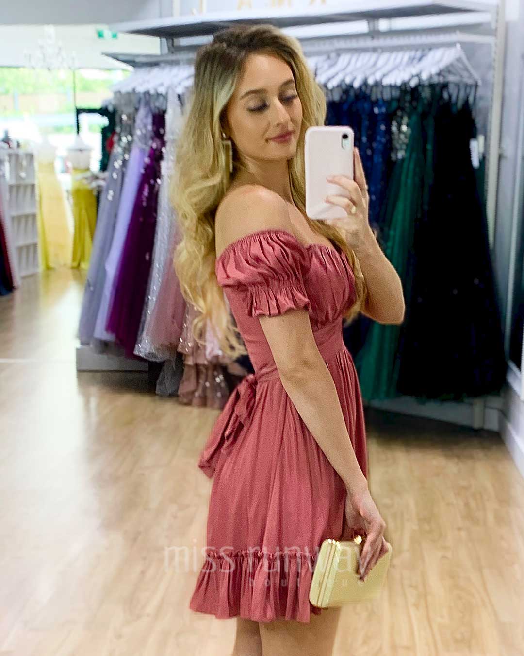 Masie Mini Dress - Rose