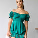 Masie Playsuit - Forest Green