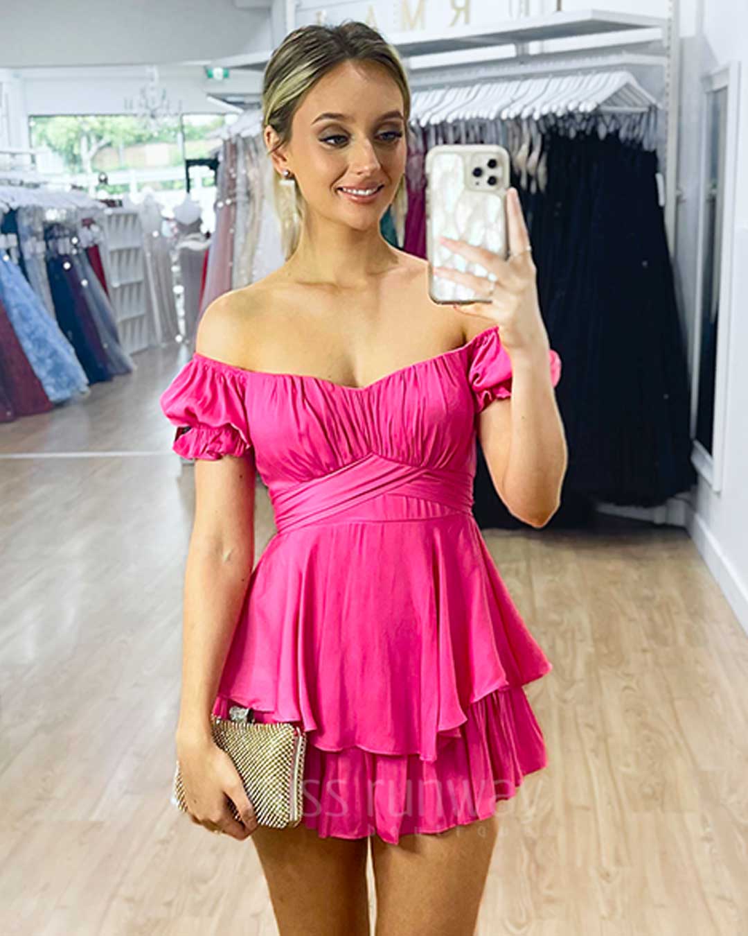Masie Playsuit - Hot Pink