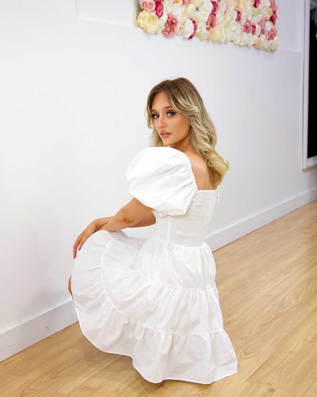 Mathilde Mini Dress - White