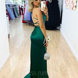 Maurie Satin Gown - Green