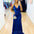 Maurie Satin Gown - Cobalt