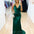 Maurie Satin Gown - Green