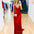 Maurie Satin Gown - Red