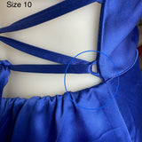 Maurie Satin Gown - Cobalt *EXCLUSIVE [SAMPLE]