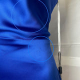Maurie Satin Gown - Cobalt *EXCLUSIVE [SAMPLE]