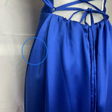 Maurie Satin Gown - Cobalt *EXCLUSIVE [SAMPLE]