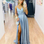 Monroe Glitter Gown - Periwinkle
