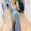 Monroe Glitter Gown - Periwinkle