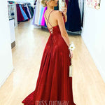 Monroe Glitter Gown - Red