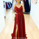 Monroe Glitter Gown - Red