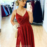Monroe Glitter Gown - Red