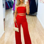Nicole Jumpsuit - Cherry