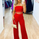 Nicole Jumpsuit - Cherry