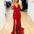 Paige Sequin Gown Red