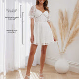 Pia Dress Measurement White