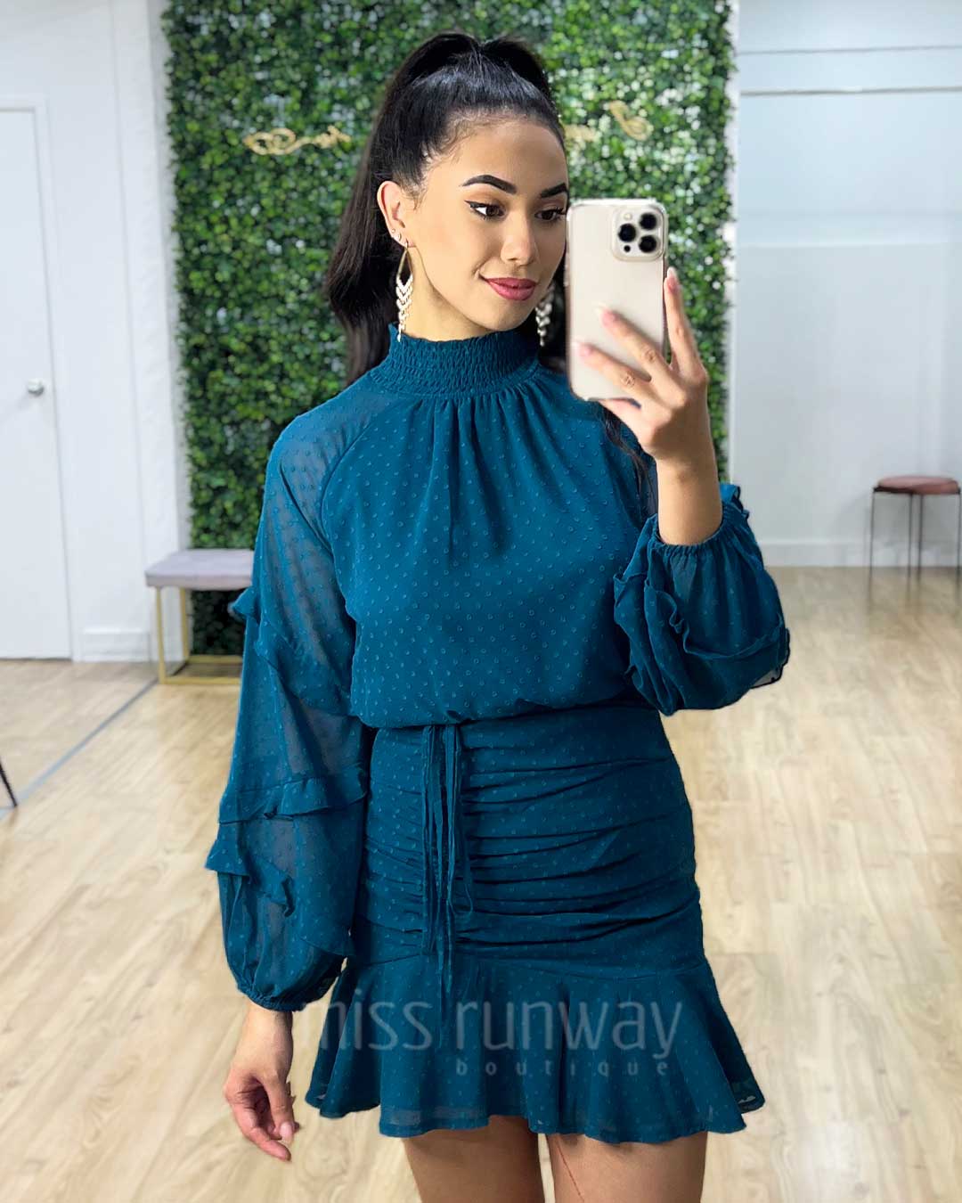 Piper Dress - Teal