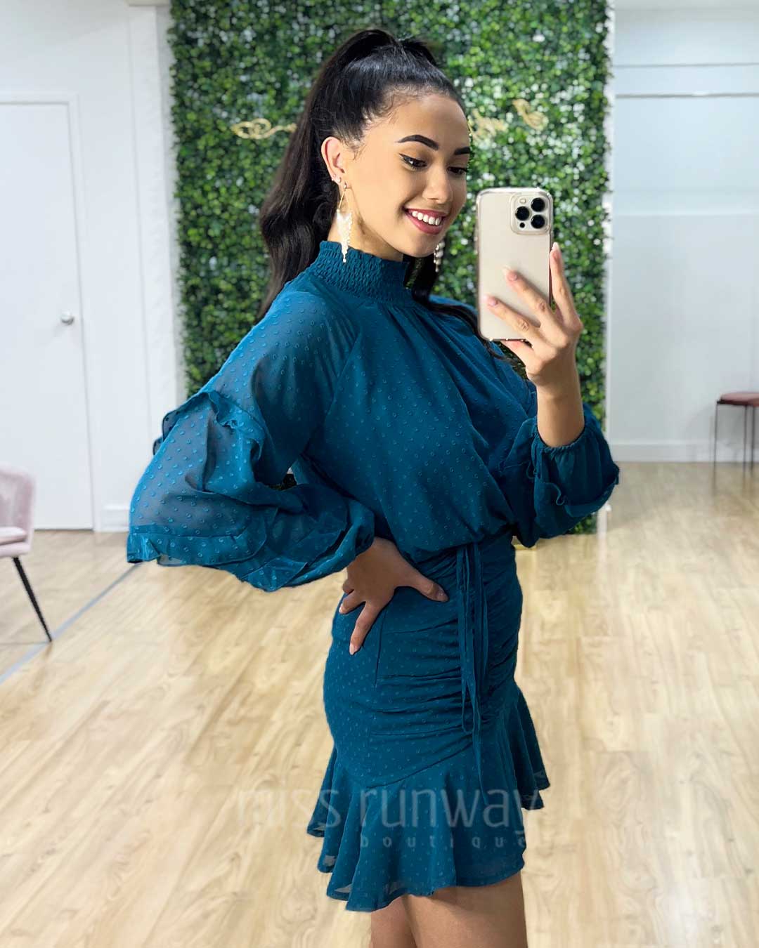 Piper Dress - Teal
