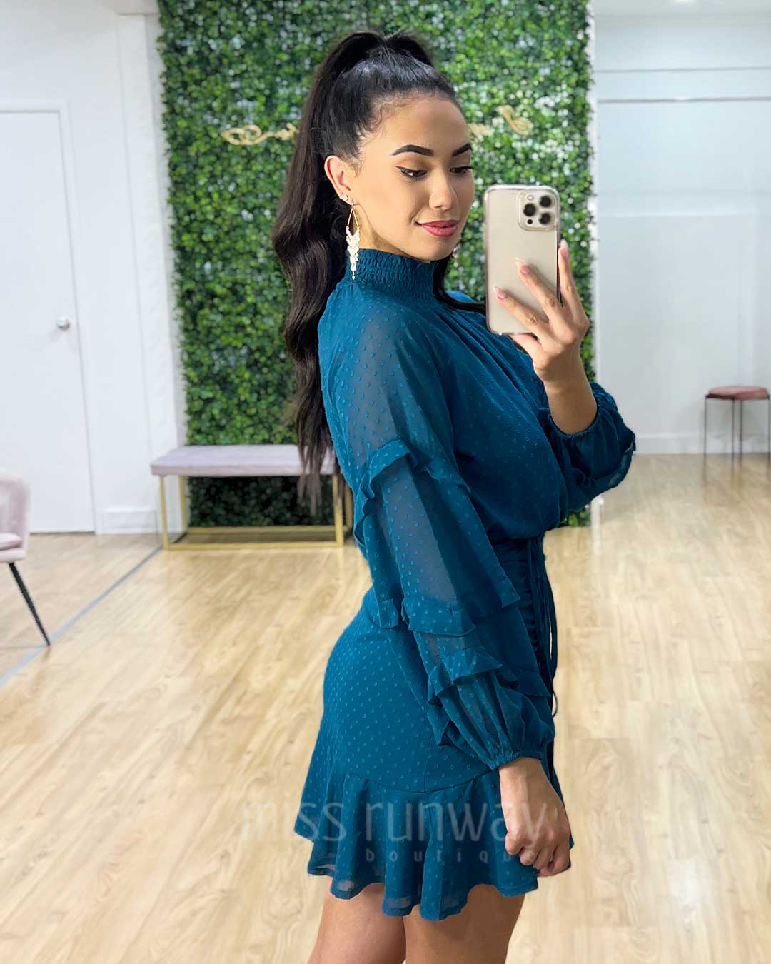 Piper Dress - Teal