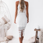 Rivers Midi Lace Dress - White - Miss Runway Boutique