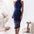 Rivers Midi Lace Dress - Navy - Miss Runway Boutique