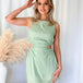 Roma Mini Dress - Sage