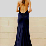 Roxy Gown - Navy - Miss Runway Boutique
