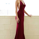 Roxy Gown - Wine - Miss Runway Boutique
