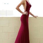 Roxy Gown - Wine - Miss Runway Boutique