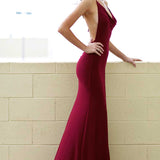 Roxy Gown - Wine - Miss Runway Boutique