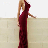 Roxy Gown - Wine - Miss Runway Boutique