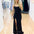 Shanghai Glitter Gown - Black