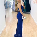 Sharni Glitter Gown - Cobalt