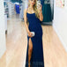Shanghai Glitter Gown - Navy