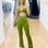 Siana Slinky Pants - Green