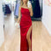 Taipei Satin Gown - Red